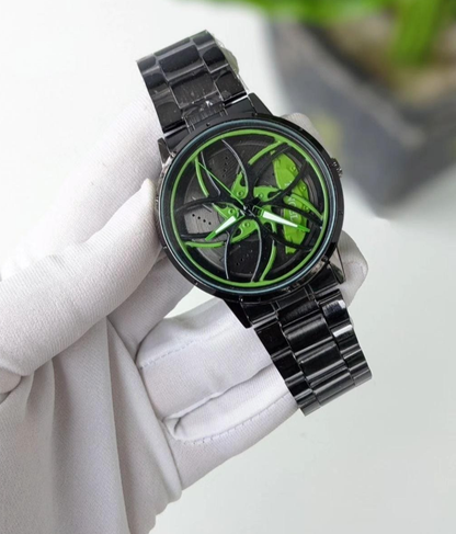 Gear Shift Chrono Wheelspin Wristwatch