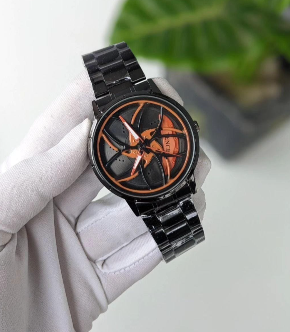 Gear Shift Chrono Wheelspin Wristwatch