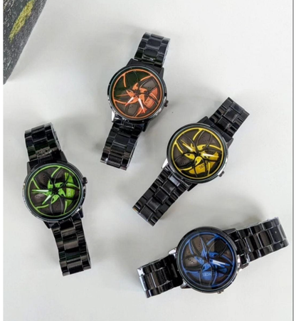 Gear Shift Chrono Wheelspin Wristwatch