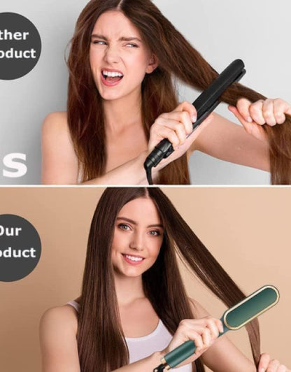 Ceramic Fast Hair Straightener Comb Brush Hair Styler Hair Straightening Iron Machine