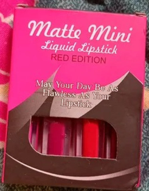 Matte mini Liquid lipstick set of 4 pcs