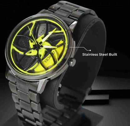 Gear Shift Chrono Wheelspin Wristwatch